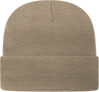 Cap America TKN24 USA Made Knit Cap with Cuff Beanie Khaki Khaki / One Size Fits Most