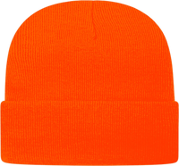 Cap America TKN24 USA Made Knit Cap with Cuff Beanie Neon Blaze Blaze / One Size Fits Most