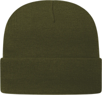 Cap America TKN24 USA Made Knit Cap with Cuff Beanie Olive Olive / One Size Fits Most