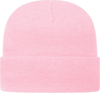Cap America TKN24 USA Made Knit Cap with Cuff Beanie Pink Pink / One Size Fits Most