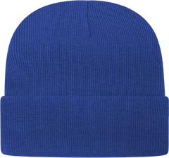 Cap America TKN24 USA Made Knit Cap with Cuff Beanie - Sesame Blue - Blue / One Size Fits Most