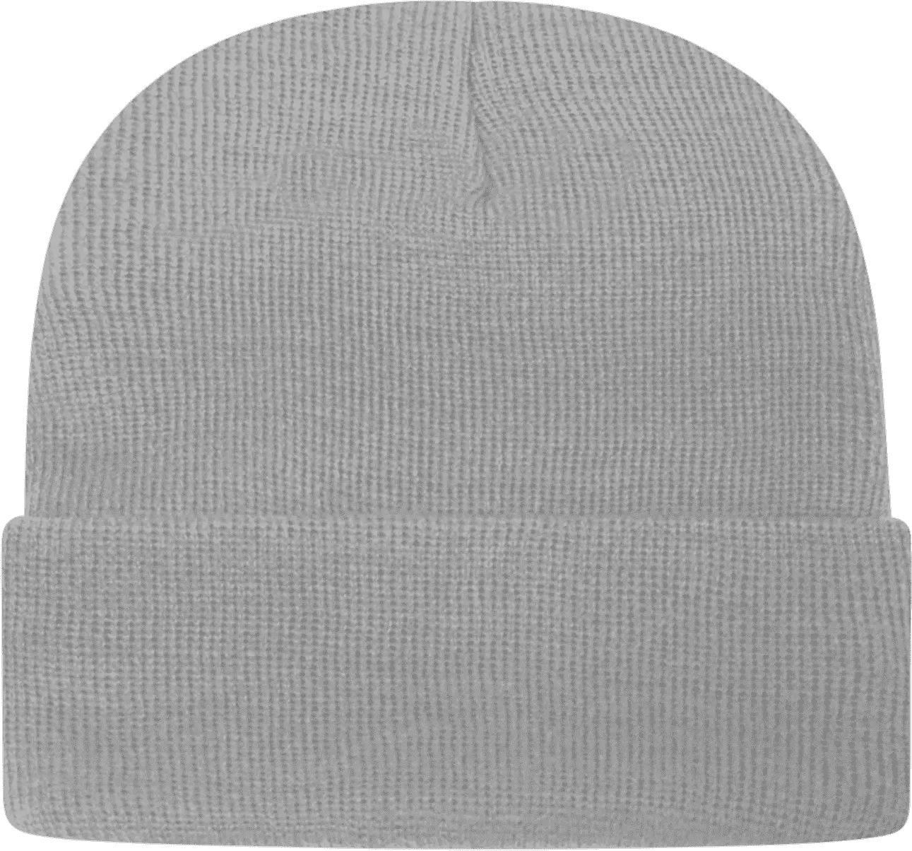 Cap America TKN24 USA Made Knit Cap with Cuff Beanie Silver Light Gray / One Size Fits Most