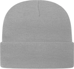 Cap America TKN24 USA Made Knit Cap with Cuff Beanie Silver Light Gray / One Size Fits Most