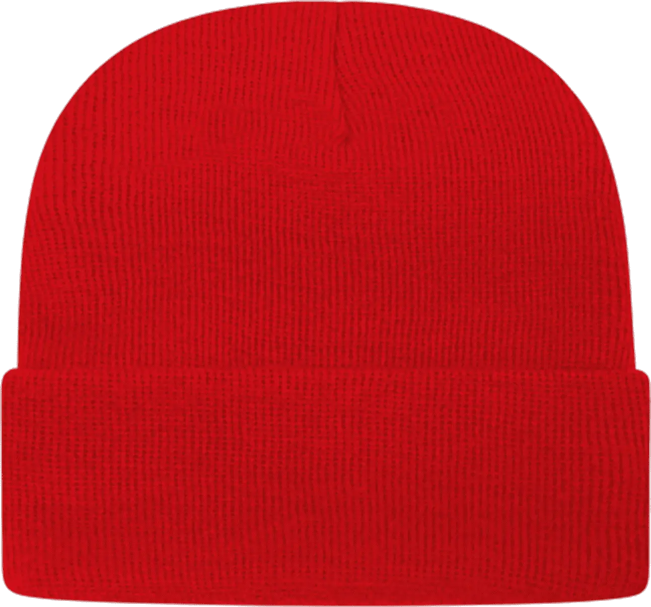 Cap America TKN24 USA Made Knit Cap with Cuff Beanie True Red Red / One Size Fits Most