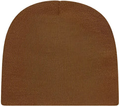 Cap America TKN28 USA Made 8 12’’ Beanie Cider Brown / One Size Fits Most