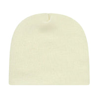 Cap America TKN28 USA Made 8 12’’ Beanie Ivory Ivory / One Size Fits Most