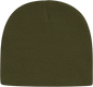 Cap America TKN28 USA Made Knit Beani Arctic YellowOlive Olive / One Size Fits Most