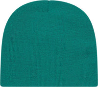 Cap America TKN28 USA Made Knit Beani - Arctic YellowTeal - Teal / One Size Fits Most