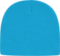 Cap America TKN28 USA Made Knit Beani Cyan Blue Blue / One Size Fits Most