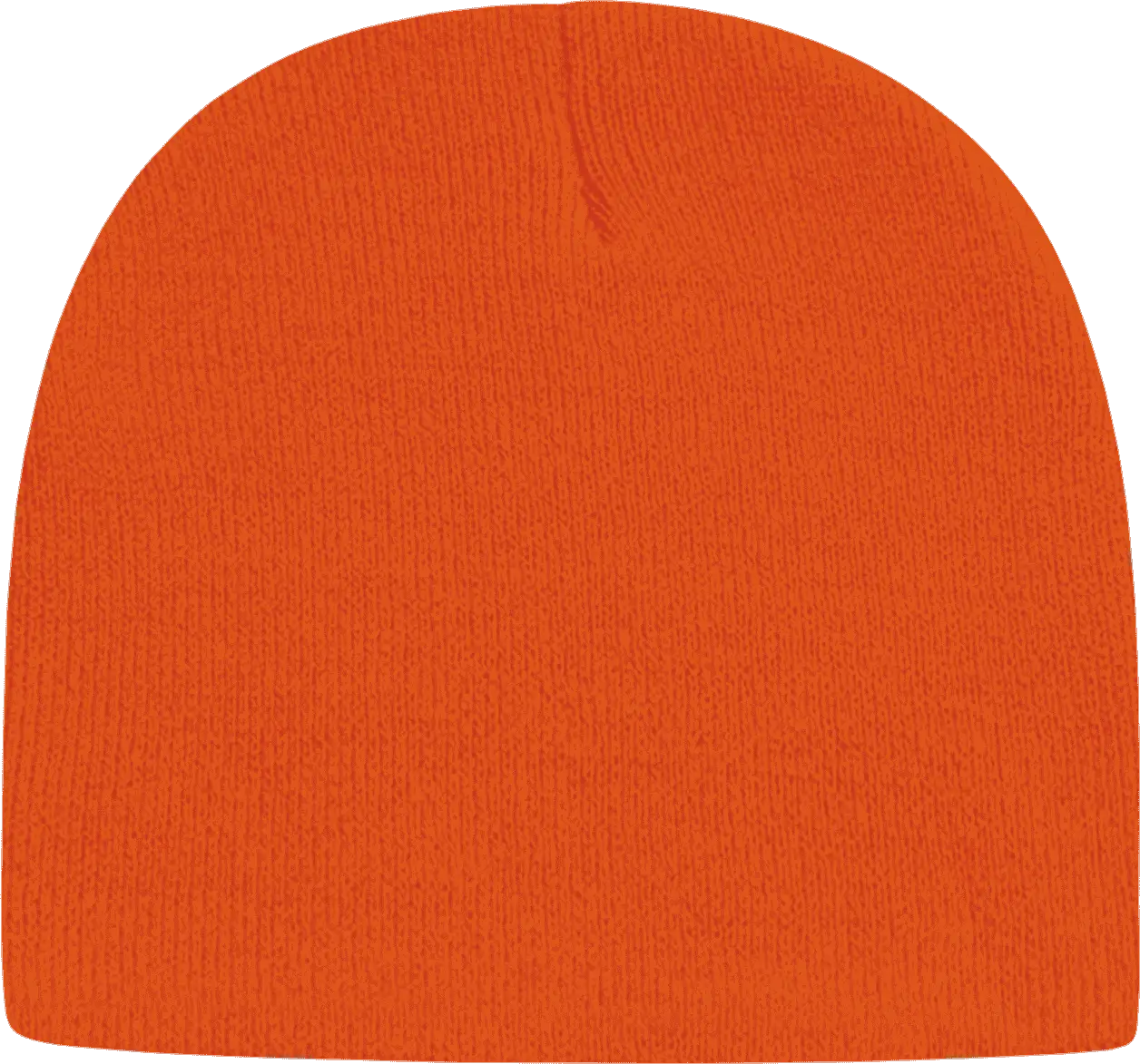 Cap America TKN28 USA Made Knit Beani Deep Orange Orange / One Size Fits Most