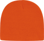 Cap America TKN28 USA Made Knit Beani Deep Orange Orange / One Size Fits Most