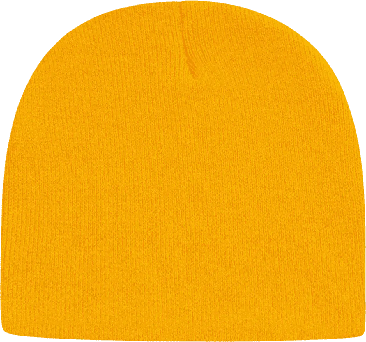 Cap America TKN28 USA Made Knit Beani - Gold - Gold / One Size Fits Most