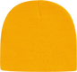 Cap America TKN28 USA Made Knit Beani - Gold - Gold / One Size Fits Most