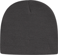 Cap America TKN28 USA Made Knit Beani Iron Gray Dark Gray / One Size Fits Most