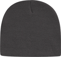 Cap America TKN28 USA Made Knit Beani Iron Gray Dark Gray / One Size Fits Most