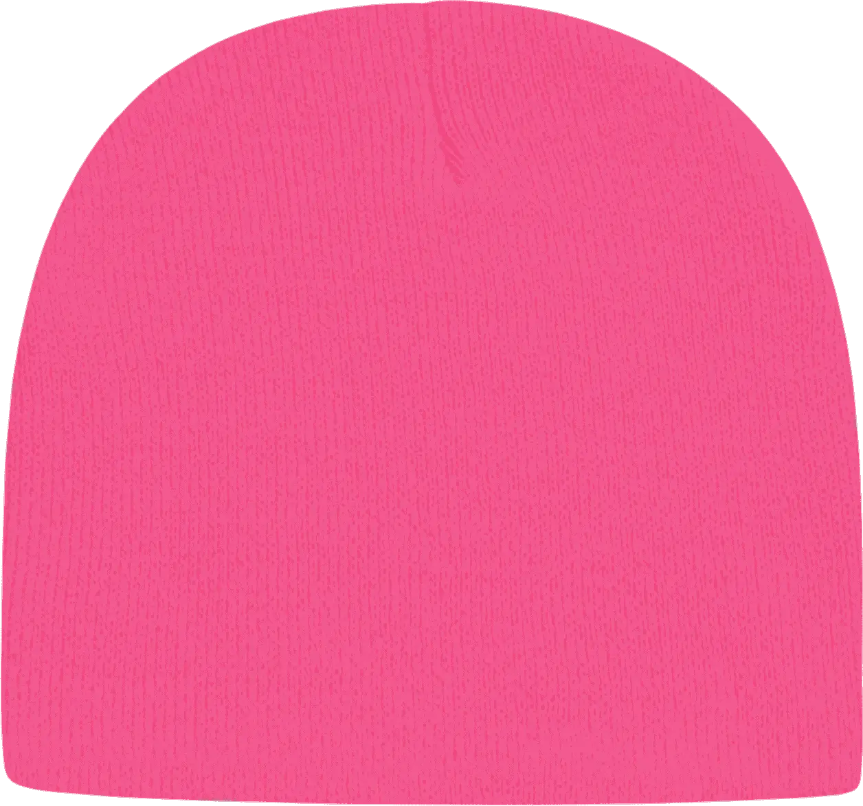 Cap America TKN28 USA Made Knit Beani Neon Pink Pink / One Size Fits Most