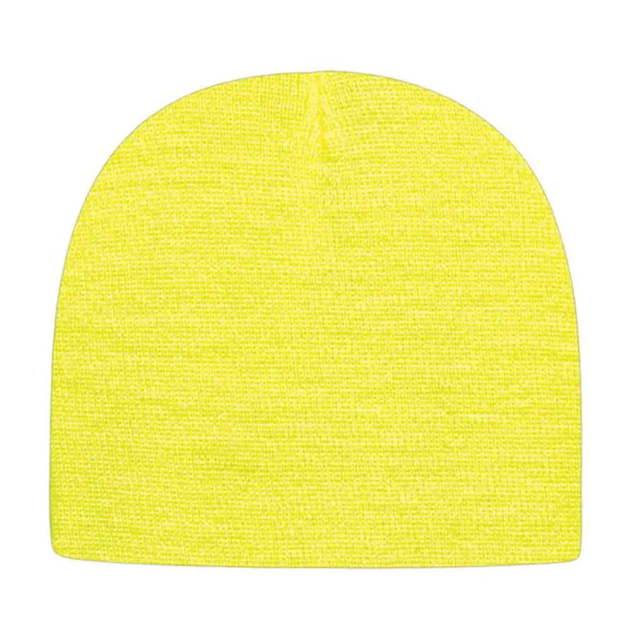 Cap America TKN28 USA Made Knit Beanie - Neon Yellow - Yellow / One Size Fits Most