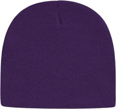 Cap America TKN28 USA Made Knit Beanie - Purple - Purple / One Size Fits Most