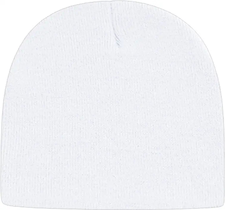 Cap America TKN28 USA Made Knit Beanie White White / One Size Fits Most