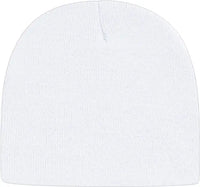 Cap America TKN28 USA Made Knit Beanie White White / One Size Fits Most