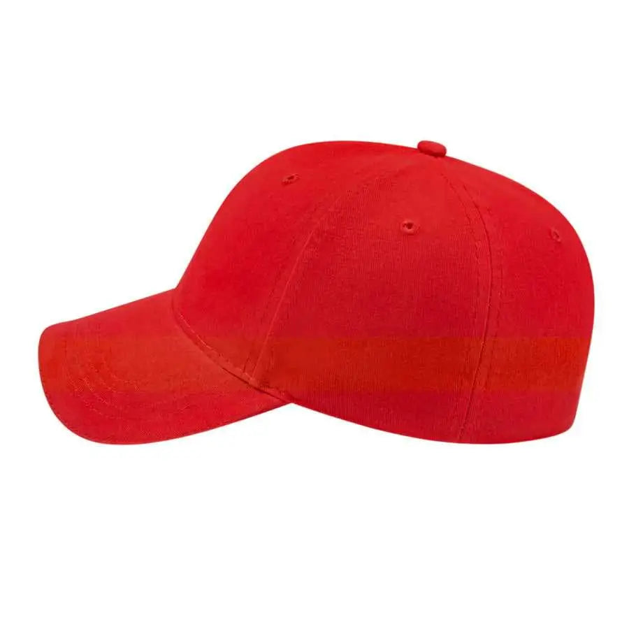 Cap America X200 X Tra Value Structured Sandwich Cap - Red White - Red White / One Size Fits Most