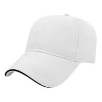Cap America X200 X Tra Value Structured Sandwich Cap White Black White Black / One Size Fits Most