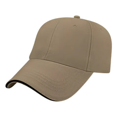 Cap America X201 X Tra Value Unstructured Sandwich Cap - Khaki Black - Khaki Black / One Size Fits Most