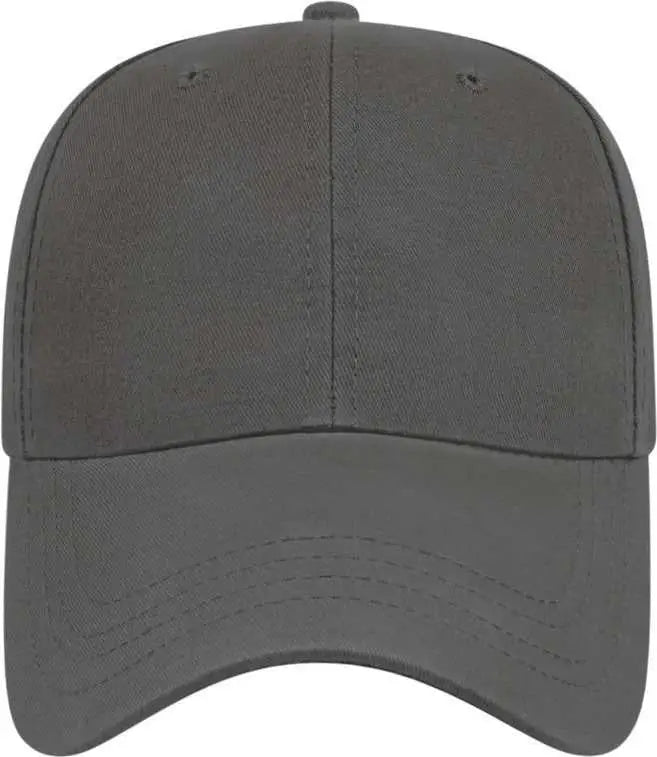 Cap America X301 X Tra Value Unstructured Cap - Charcoal - Dark Gray / One Size Fits Most