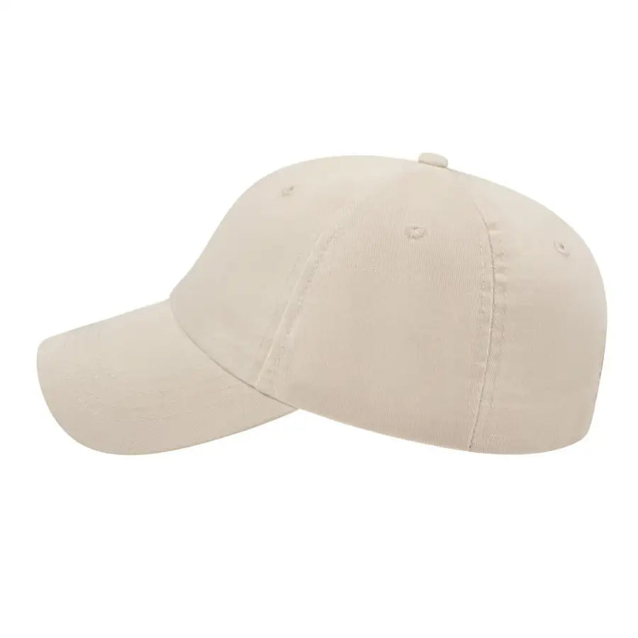 Cap America X301 X Tra Value Unstructured Cap - Stone - Ivory / One Size Fits Most