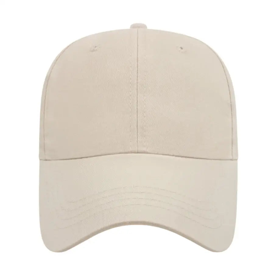 Cap America X301 X Tra Value Unstructured Cap - Stone - Ivory / One Size Fits Most