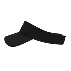 Cap America X400 X Tra Value Tennis Visor - Black - Black / One Size Fits Most