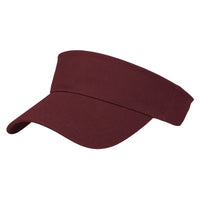 Cap America X400 X Tra Value Tennis Visor - Maroon - Maroon / One Size Fits Most