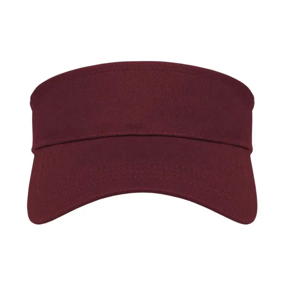 Cap America X400 X Tra Value Tennis Visor - Maroon - Maroon / One Size Fits Most