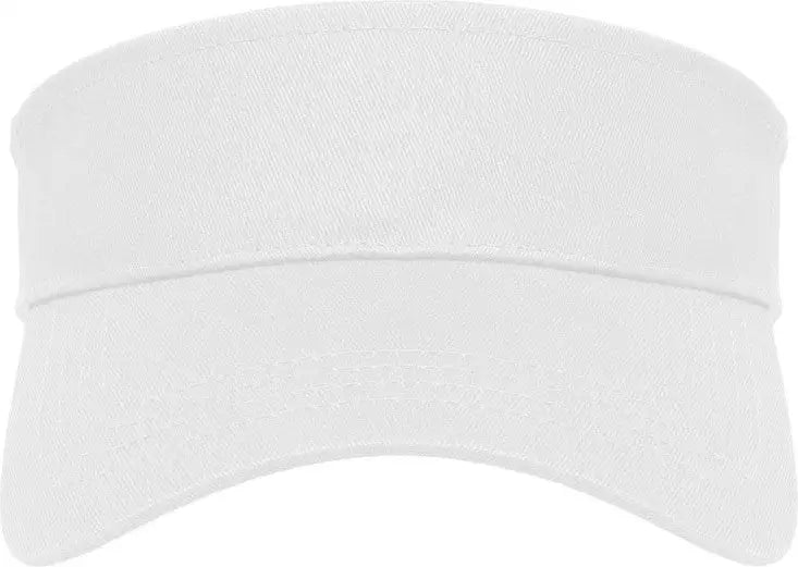 Cap America X400 X Tra Value Tennis Visor - White - White / One Size Fits Most