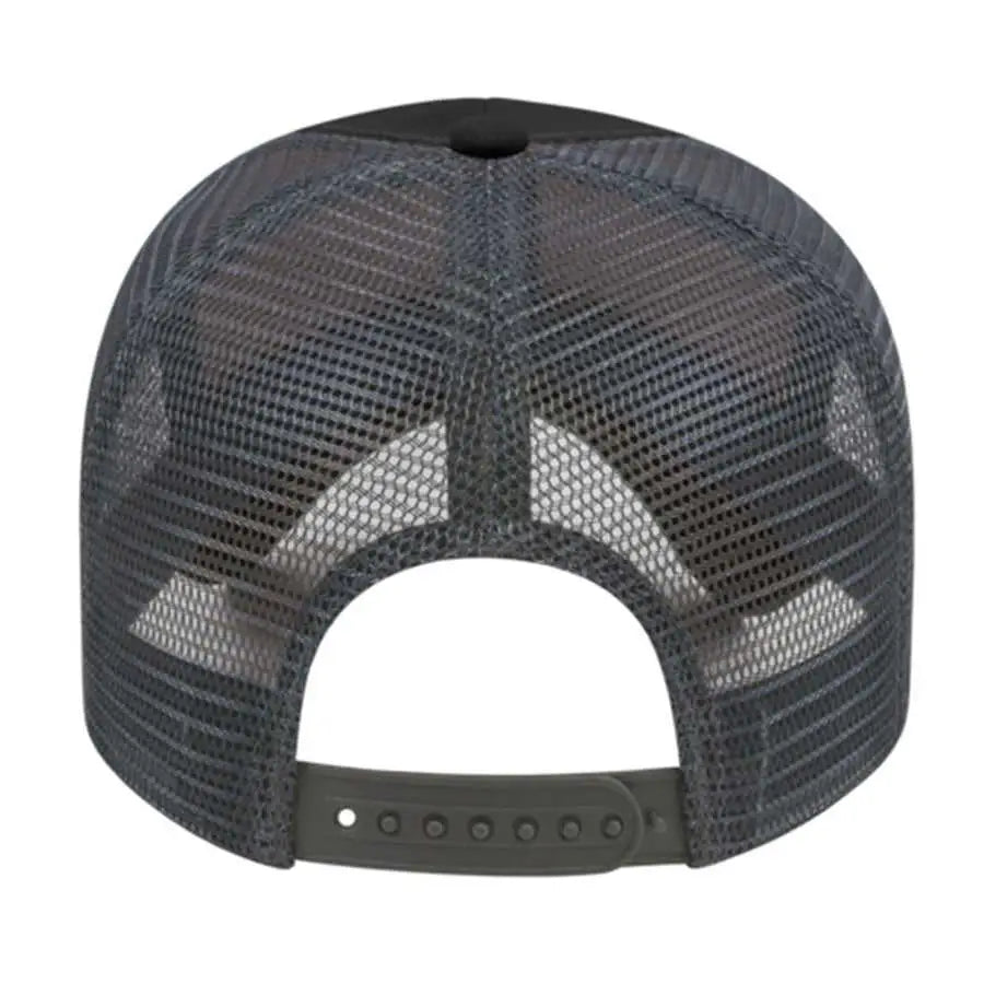 Cap America X500 X tra Value Mesh Back Cap - Black Charcoal - Black Dark Gray / One Size Fits Most