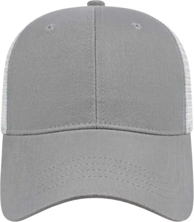 Cap America X500 X tra Value Mesh Back Cap - Gray White - Gray White / One Size Fits Most