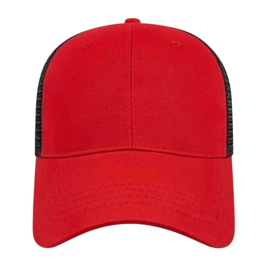 Cap America X500 X tra Value Mesh Back Cap - Red Black - Red Black / One Size Fits Most