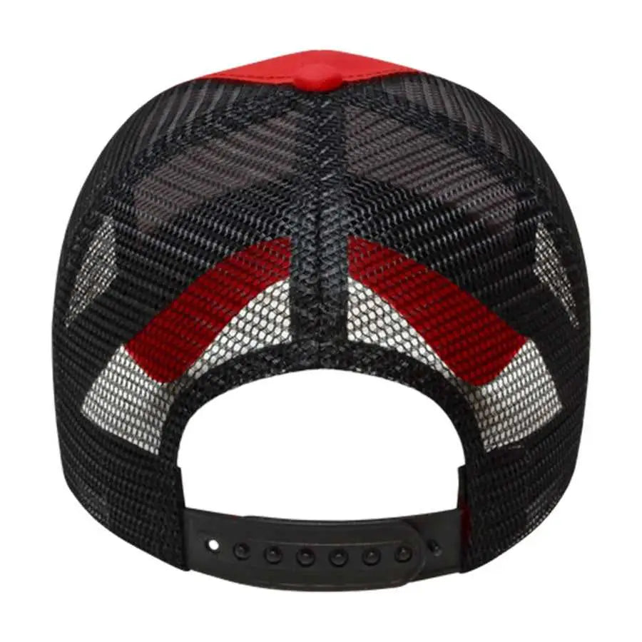 Cap America X500 X tra Value Mesh Back Cap - Red Black - Red Black / One Size Fits Most