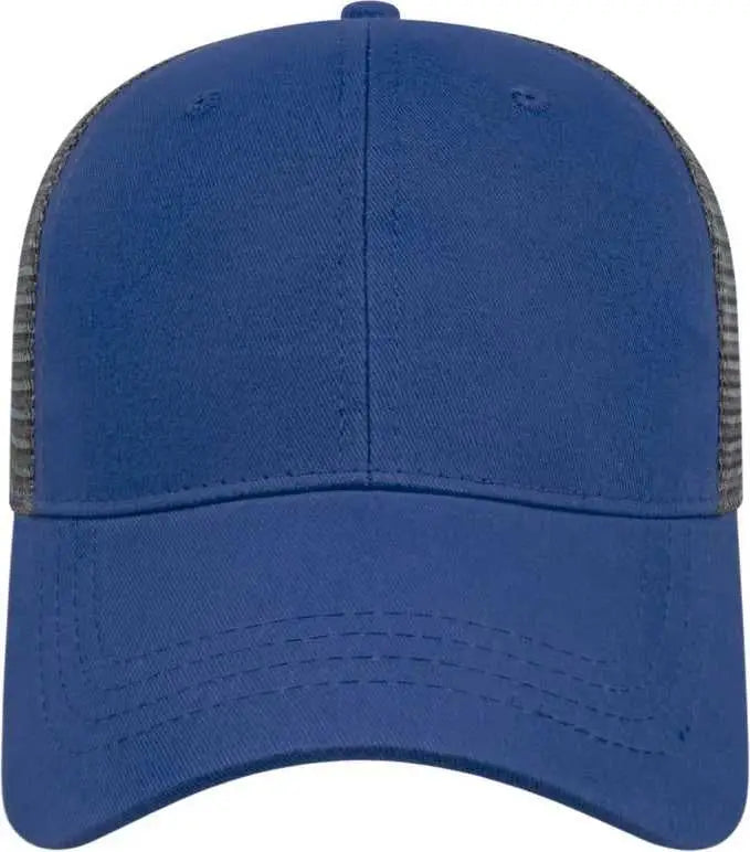 Cap America X500 X tra Value Mesh Back Cap - Royal Charcoal - Royal Dark Gray / One Size Fits Most