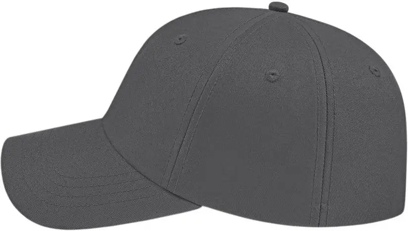 Cap America X701 X-Tra Value Unstructured Polyester Cap - Charcoal - Charcoal / One Size Fits Most