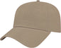 Cap America X701 X-Tra Value Unstructured Polyester Cap - Khaki - Khaki / One Size Fits Most