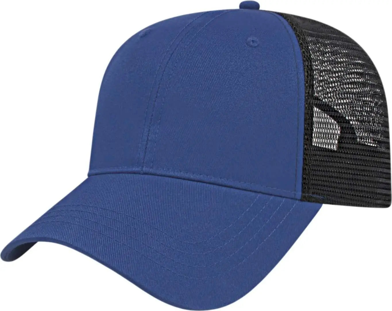 Cap America x800 X tra Value Polyester Trucker Cap - Royal Black - Royal Black / One Size Fits Most