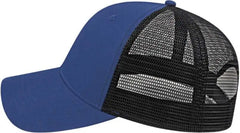 Cap America x800 X tra Value Polyester Trucker Cap - Royal Black - Royal Black / One Size Fits Most