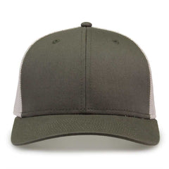 The Game GB452E Everyday Trucker Cap - Olive White | HIT a Double