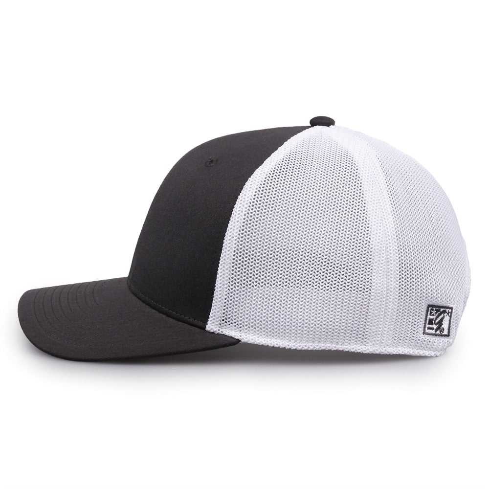 The Game GB518 Everyday Trucker Cap - Dark Gray White - HIT a Double - 6