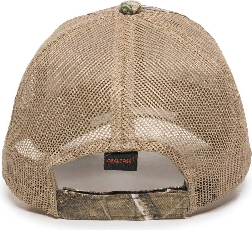 OC Sports CGWM-301 Adjustable Mesh Back Cap - Realtree Edge  Tan | HIT a Double