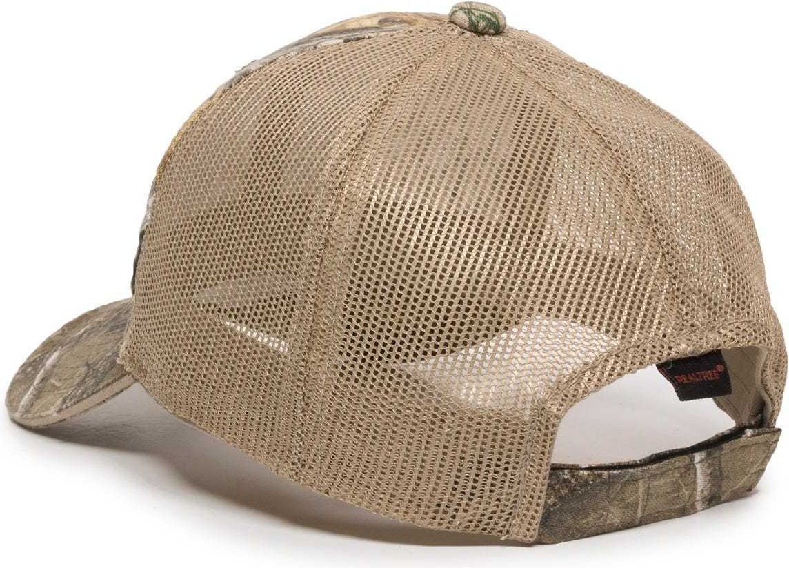 OC Sports CGWM-301 Adjustable Mesh Back Cap - Realtree Edge  Tan | HIT a Double