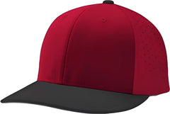 Champro HC1 Ultima Cap Scarlet Scarlet Black Red Black / 6 5/8’’ 7’’