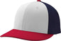 Champro HC1 Ultima Cap White Navy Scarlet White Navy Red / 6 5/8’’ 7’’