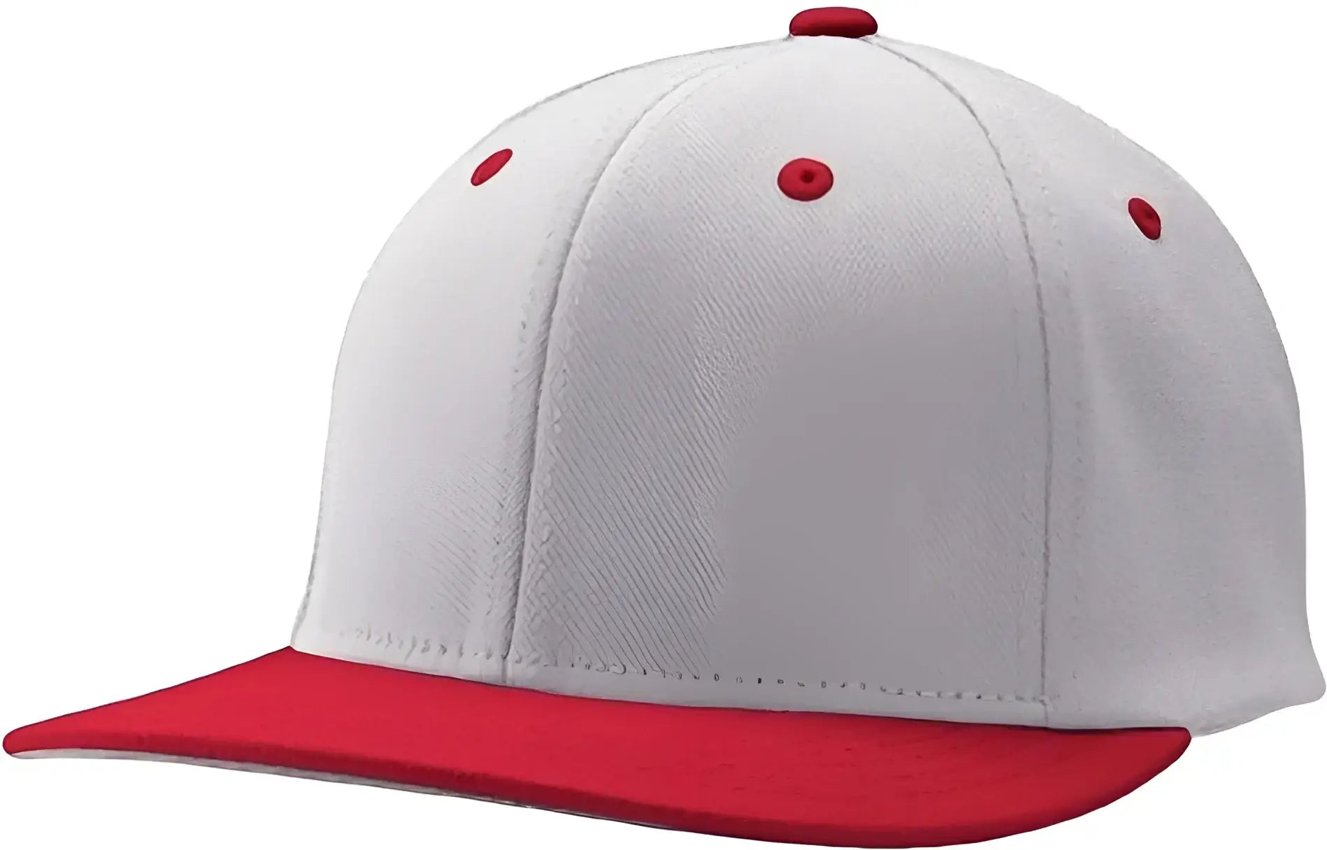 Champro HC2 MVP Cap - White White Scarlet - White Red / 6 5/8’’ - 7’’